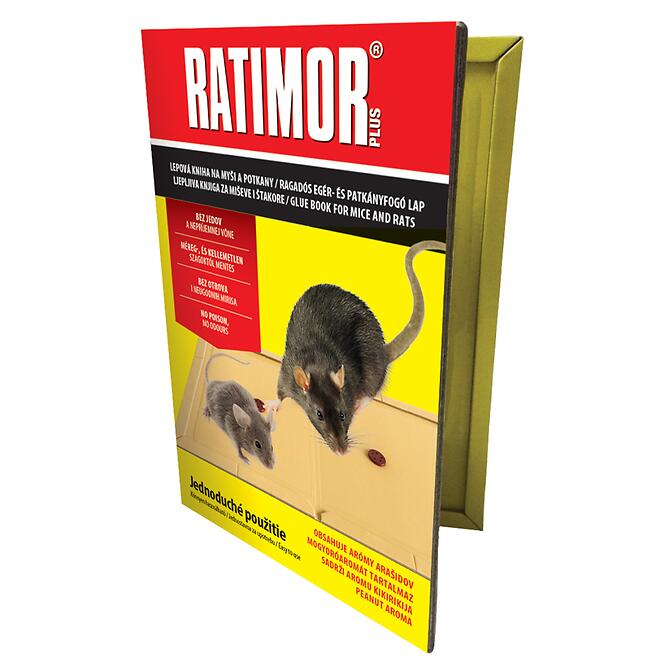 Ratimor lepová past, knížka s vůní arašídů