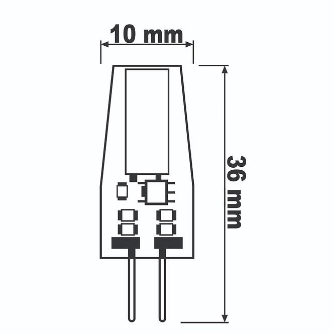 Kapsula LED 3W 4000K 840 G4 330lm COB 12V