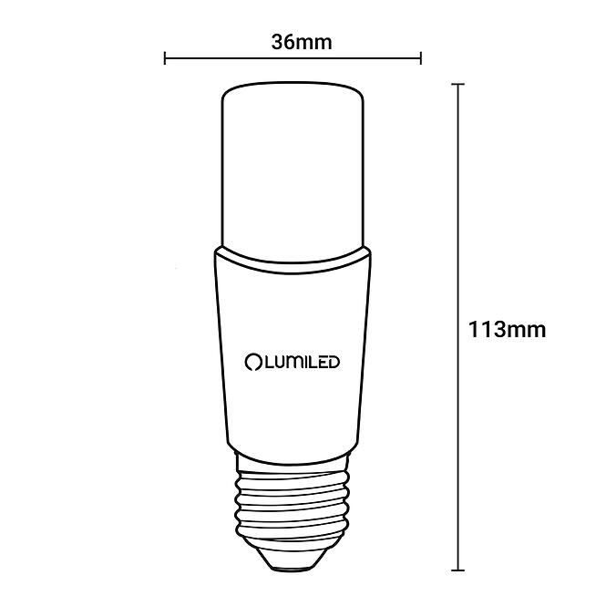 LED STICK 10W 3000K 1055LM E27 CB CCD LUMILED