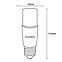LED STICK 10W 3000K 1055LM E27 CB CCD LUMILED,3