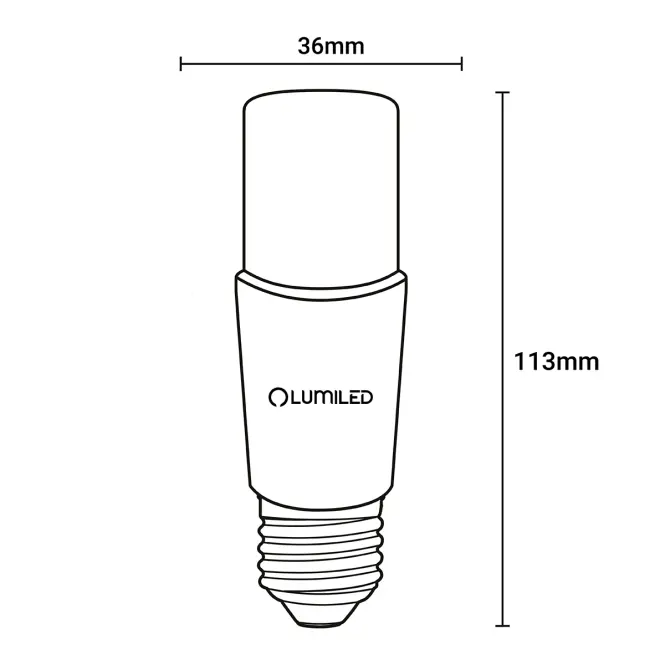 LED STICK 10W 4000K 1055LM E27 NB CCD LUMILED