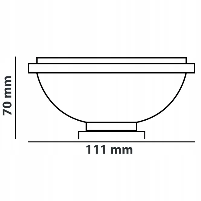 LUMILED LED AR111 AC/DC 12V 15W 3000K G53,3