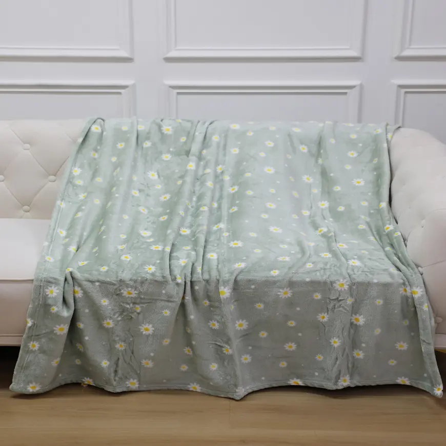 Deka Margarétka 130x170 cm zelená