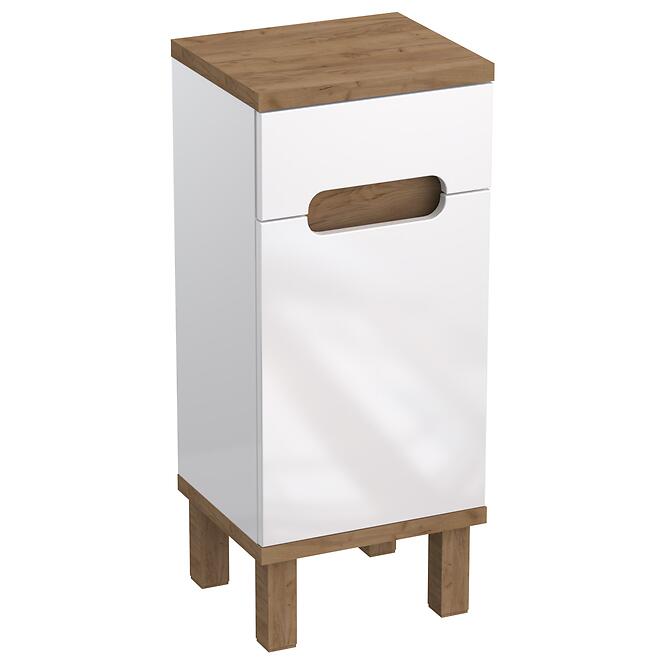 Kúpeľňová skrinka 35 OVO biela