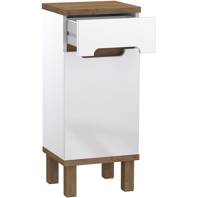 Kúpeľňová skrinka 35 OVO biela