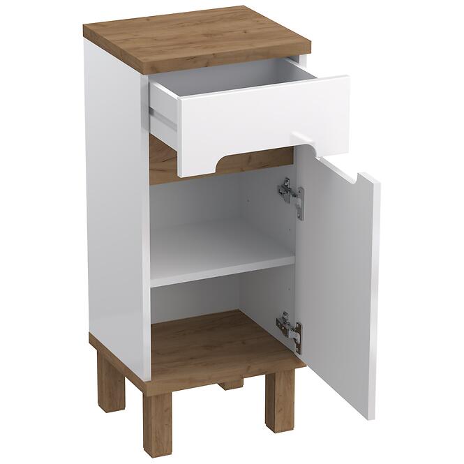 Kúpeľňová skrinka 35 OVO biela,3