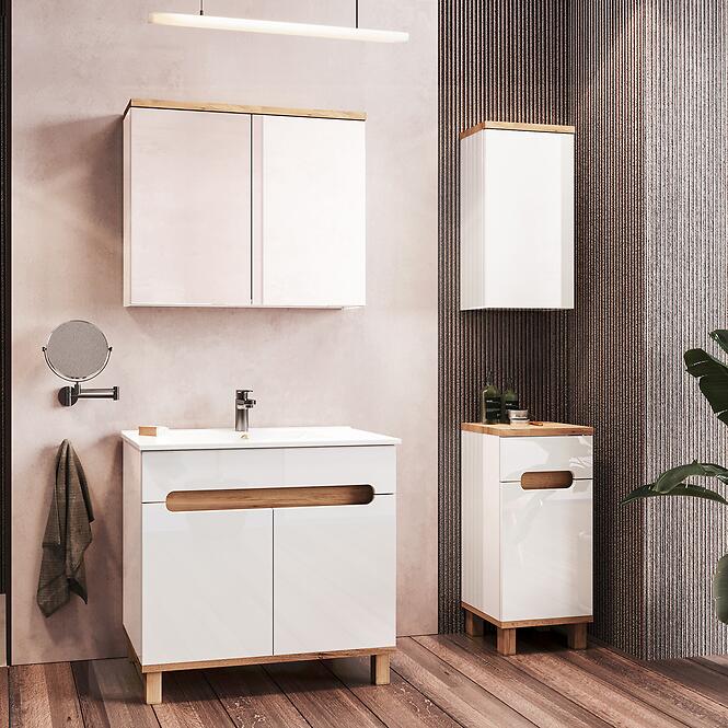 Kúpeľňová skrinka 35 OVO biela