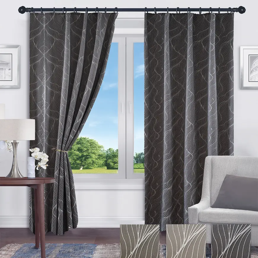 Záves na páske CELINA HM24399/135x250/sivý