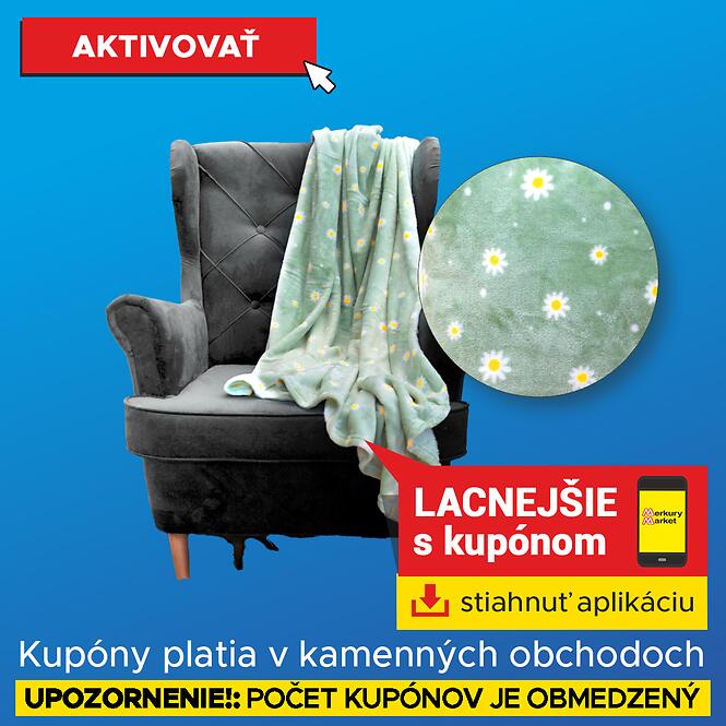 Deka Margarétka 130x170 cm zelená (SK)