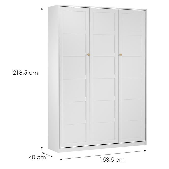Sklápacia posteľ vertikálne Pt140 Biela,2