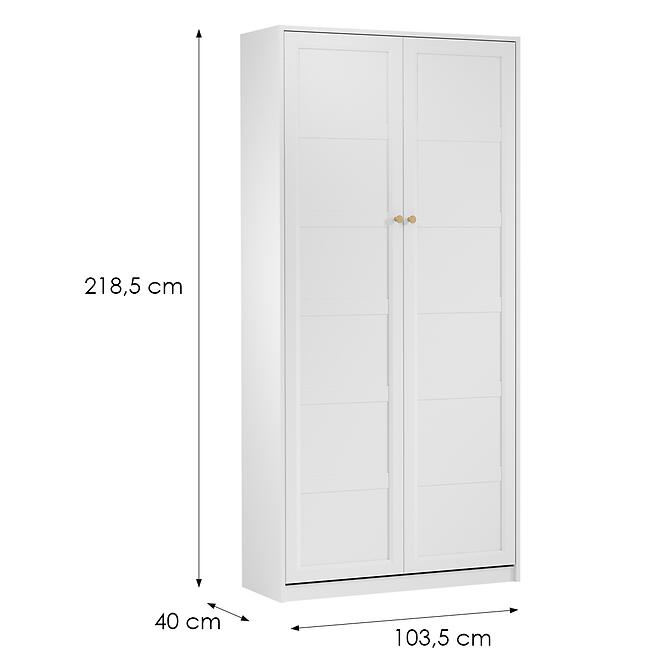Sklápacia posteľ vertikálne Pt190 Biela,2