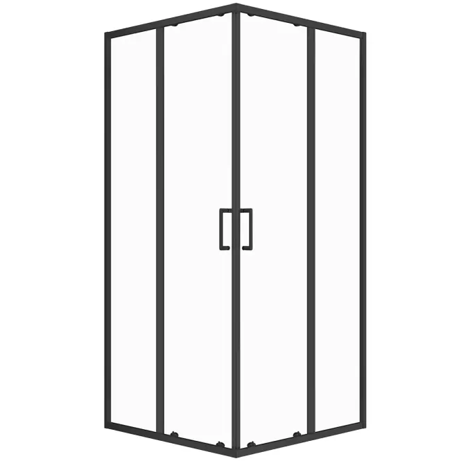 Sprchový kút Rio 80x80x190 black