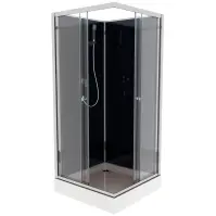 Sprchový kút štvorcový Elize 90x90 chróm