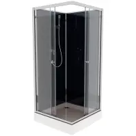 Sprchový kút štvorcový Elize 80x80 chróm
