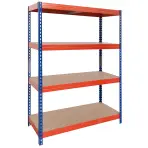 Skladový kovový regál 192x100x50 cm – 4 políc/300 kg