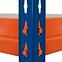 Skladový kovový regál 192x100x50 cm – 4 políc/300 kg,3