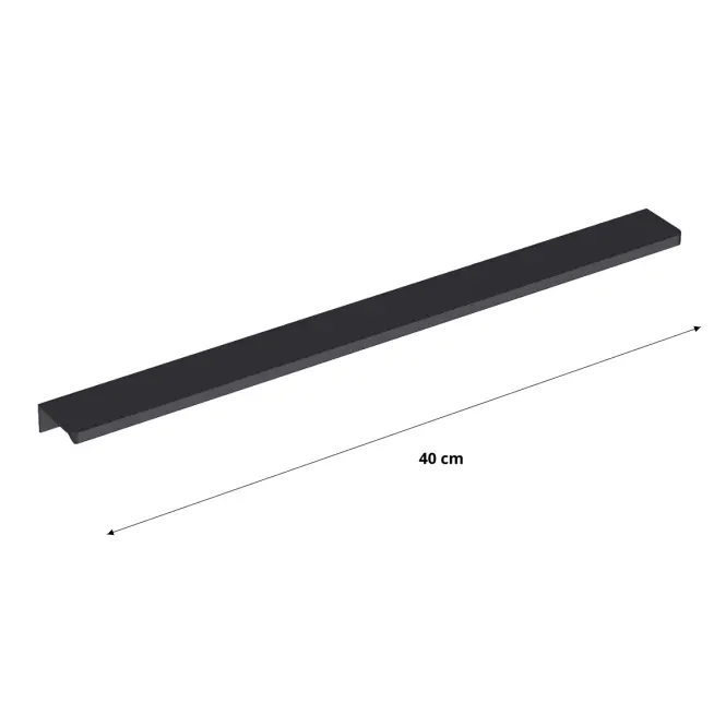 Úchyt Merkado 40 Black 1 Ks,2