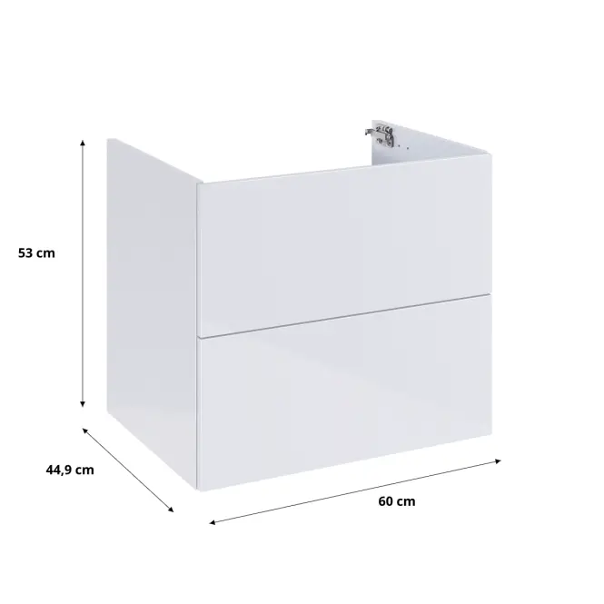 Skrinka Merkado 60 2S White
