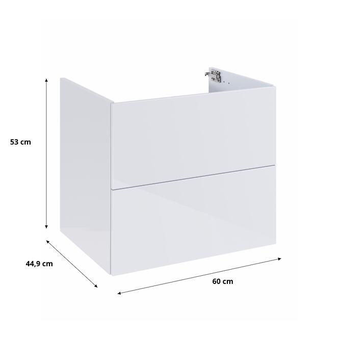 Skrinka Merkado 60 2S White