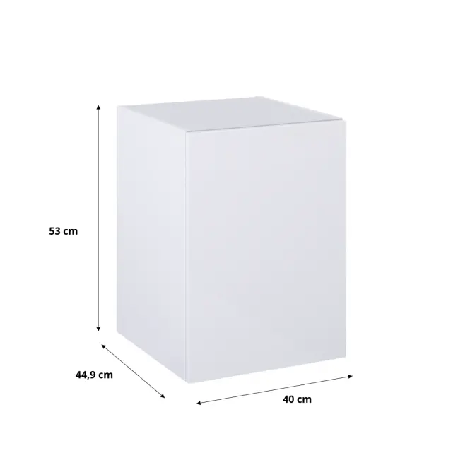 Skrinka Merkado 40 1D White,2