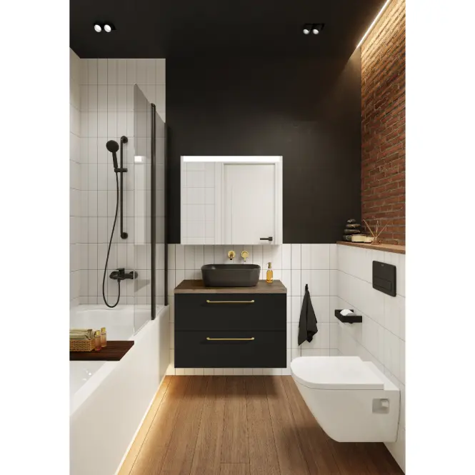 Skrinka Merkado 80 2S Black Matt,6