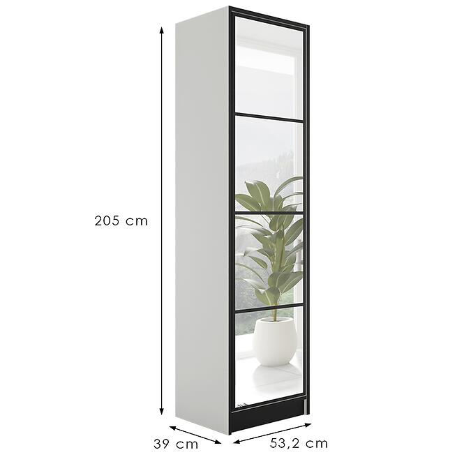 Skriňa Eden 1d 53 Biela 1
