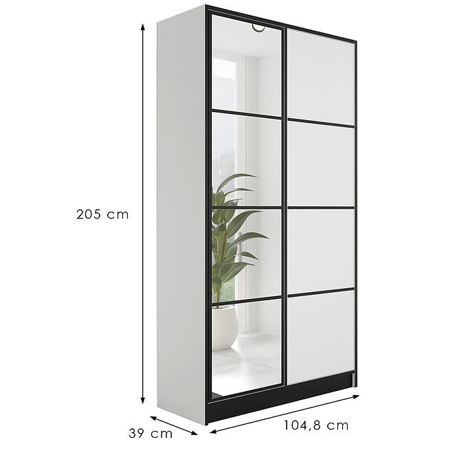 Skriňa Eden 2d 107 Biela 2