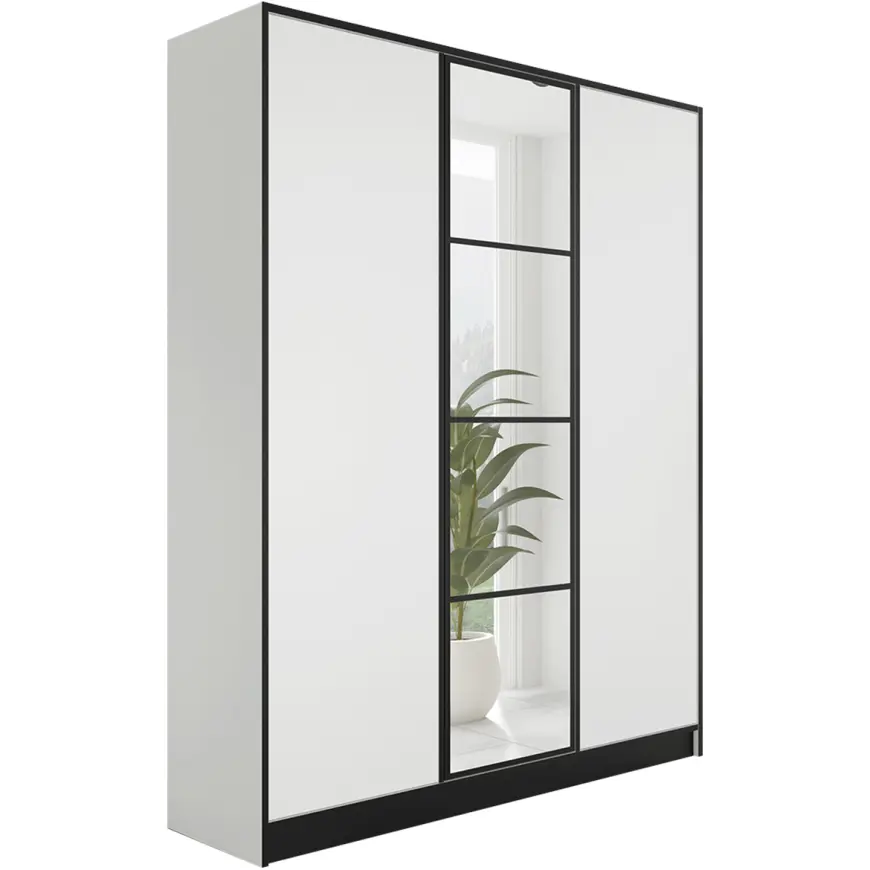 Skriňa Eden 3d 157 Biela 1