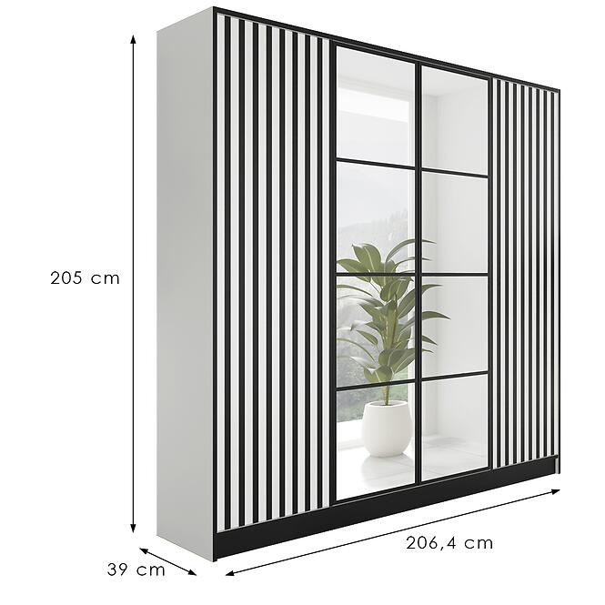 Skriňa Eden 4d 207 Biela 3
