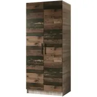 Skriňa Gold 78 cm – dub sonoma/old style, dvojdverová