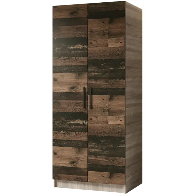Skriňa Gold 78 cm – dub sonoma/old style, dvojdverová