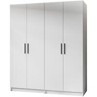 Skriňa X2 Gold 2d Biela/Biela