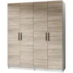 Skriňa X2 Gold 2d Biela/Dub Sonoma