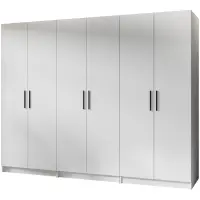 Skriňa X3 Gold 2d Biela/Biela