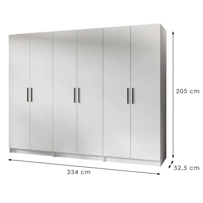 Skriňa X3 Gold 2d Biela/Biela,2