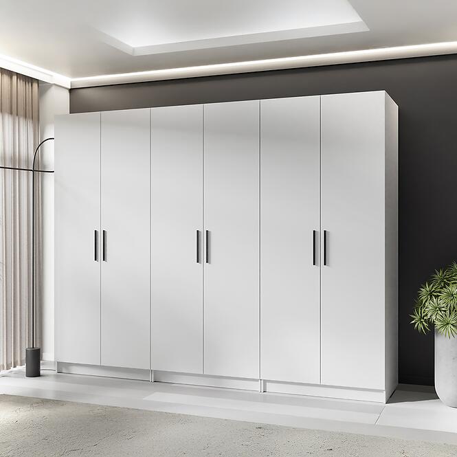 Skriňa X3 Gold 2d Biela/Biela,3