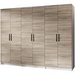 Skriňa X3 Gold 2d Biela/Dub Sonoma