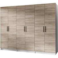 Skriňa X3 Gold 2d Biela/Dub Sonoma