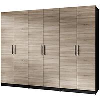 Skriňa X3 Gold 2d Čierna/Dub Sonoma