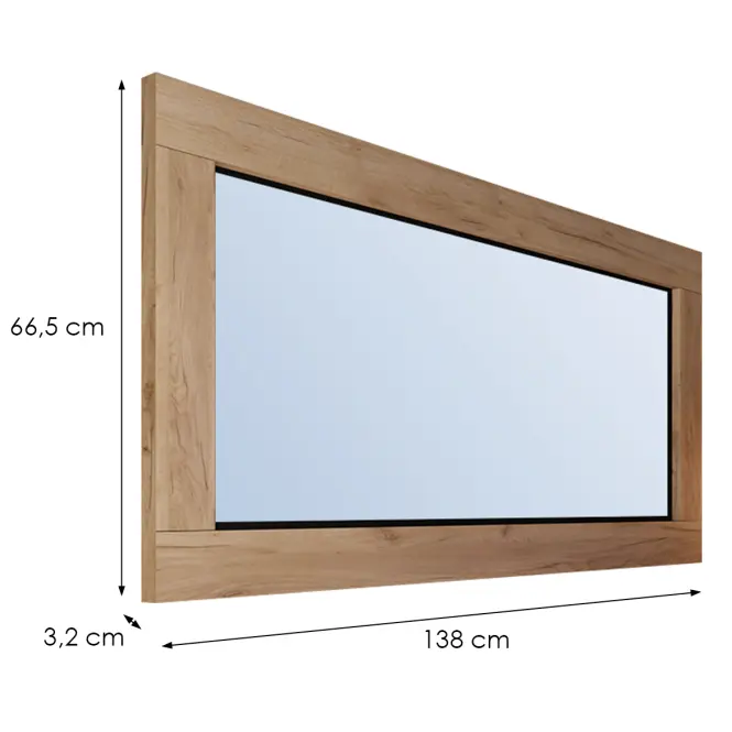 Zrkadlo Vemo Zavesenie Horizontálne Craft,2