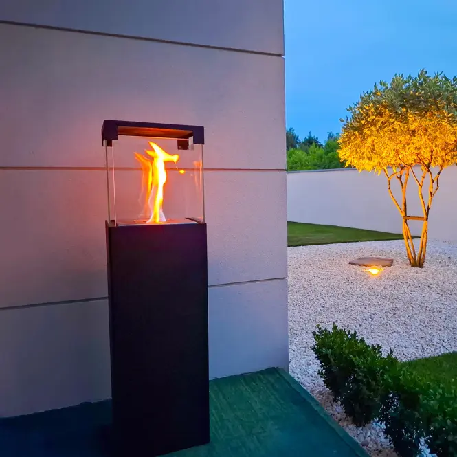 Biokrb voľne stojaci Patio čierna štruktúra