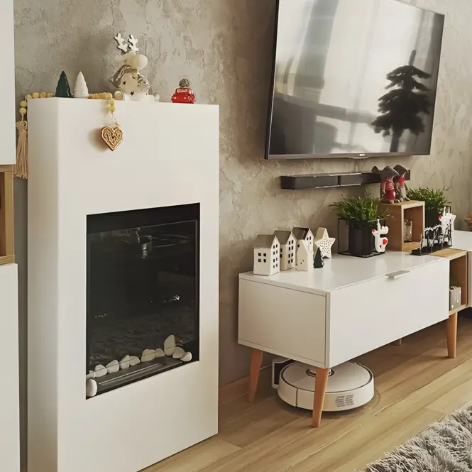 Biokrb portálový Modern biela štruktúra