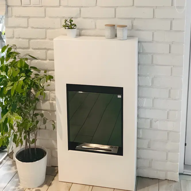 Biokrb portálový Modern biela štruktúra