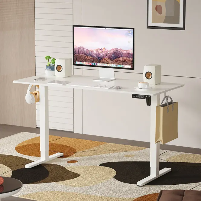 Písací stôl Lv1716 Control Lite 140 Biela/Biela,6