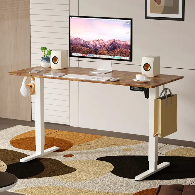 Písací stôl Lv1717 Control Lite 140 Biela/Rustikálny