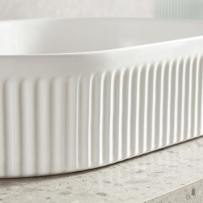 Umývadlo na dosku ryhované Zulu 50x32 cm,4