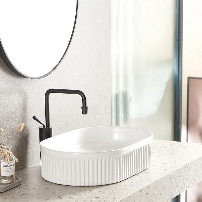 Umývadlo na dosku ryhované Zulu 50x32 cm,5