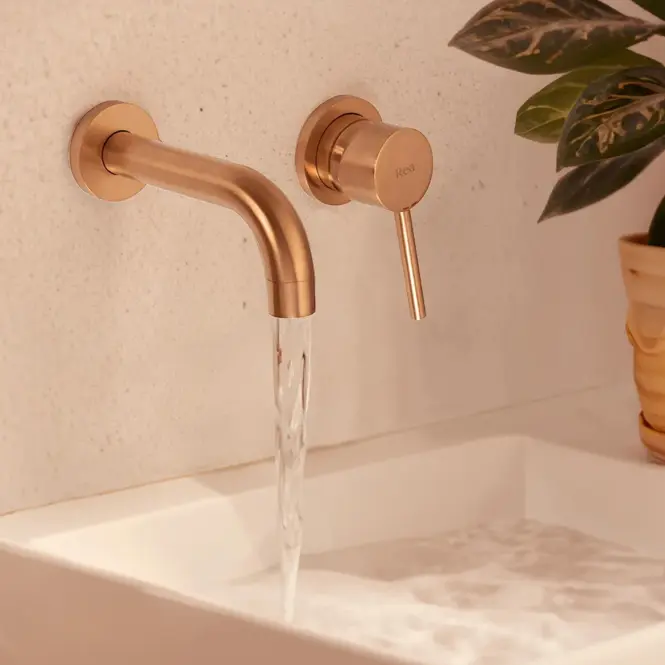 Podomietková batéria REA LUNGO brúsená meď + BOX