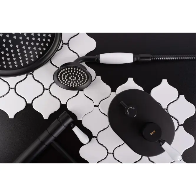 Umývadlová batéria vysoká Rea Serra čierna