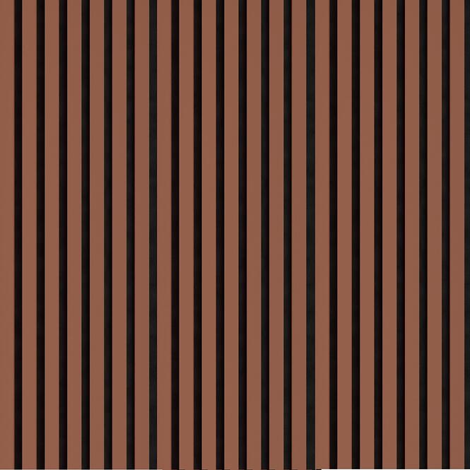 Akustické panely lamelové na plsti Mocca Mousse 30x265cm